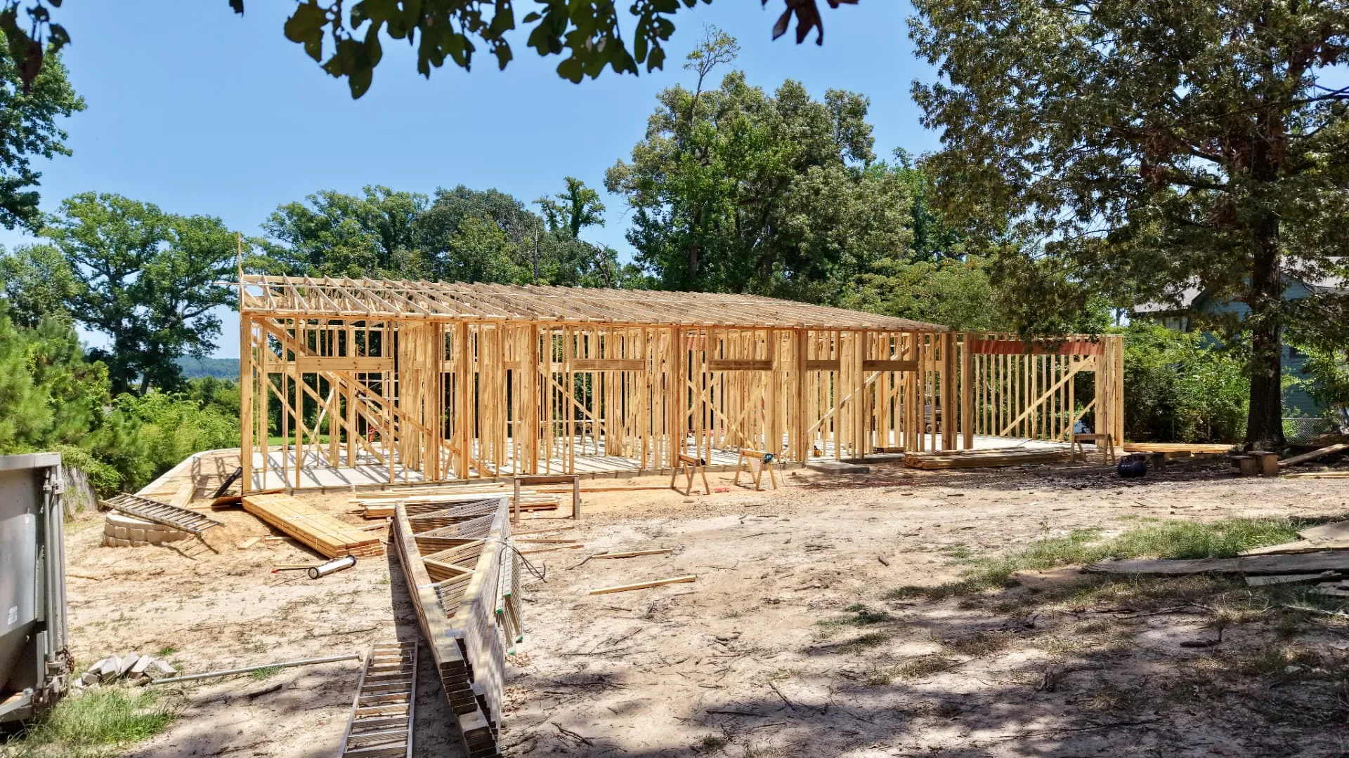 Hands-on home framing in Northeast Texas